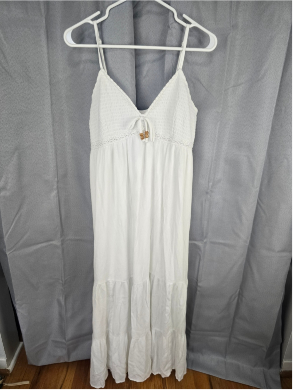 Women's No Boundaries White Maxi Dress Size XL